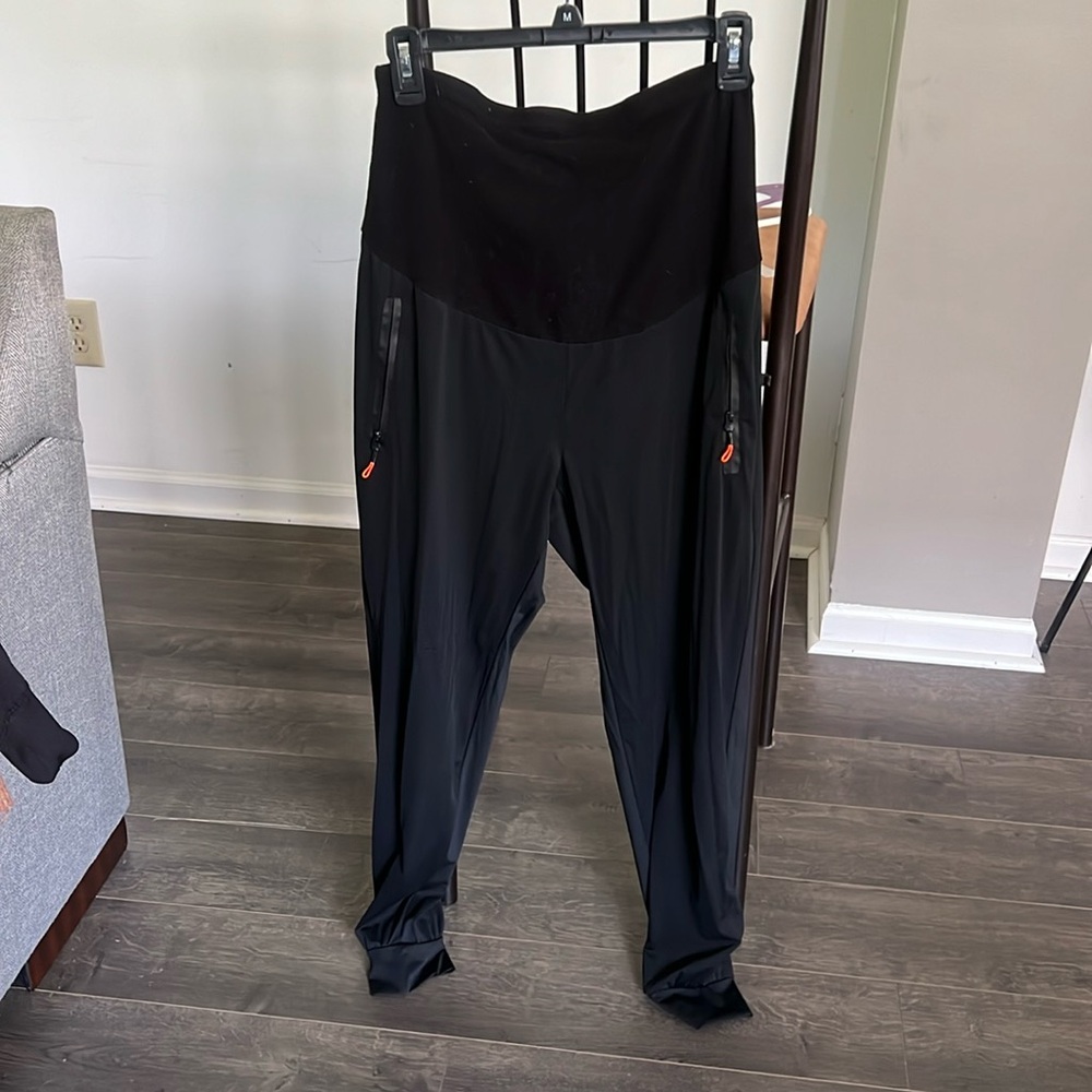 Black Jogger Maternity Pants